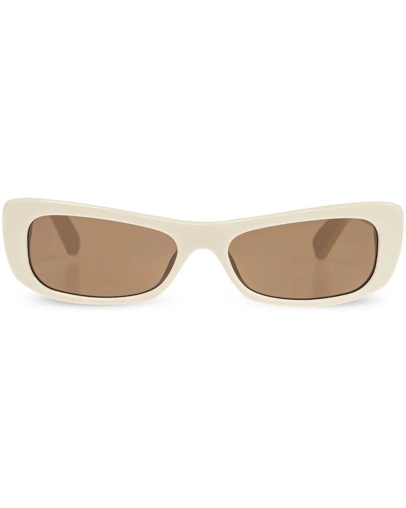 Jacquemus x Linda Farrow Les Lunettes Carino Sonnenbrille - Nude Nude