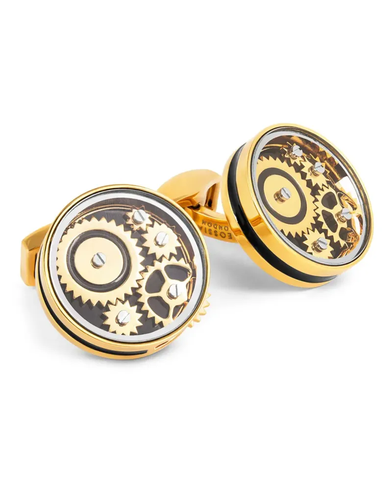 Tateossian Carousel Gear Manschettenknöpfe - Gold Gold