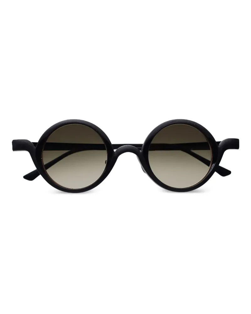 RIGARDS Runde Sonnenbrille mit Farbverlauf - Schwarz Schwarz