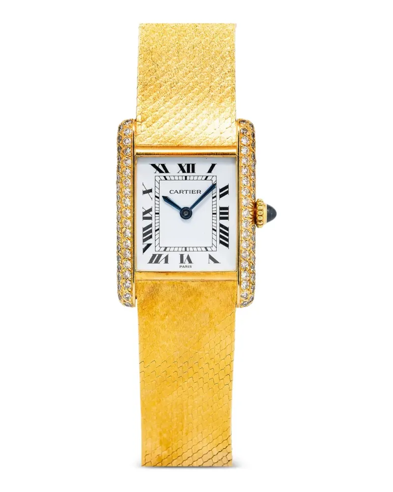 Cartier Tank Louis diamond 23mm watch - Weiß Weiß