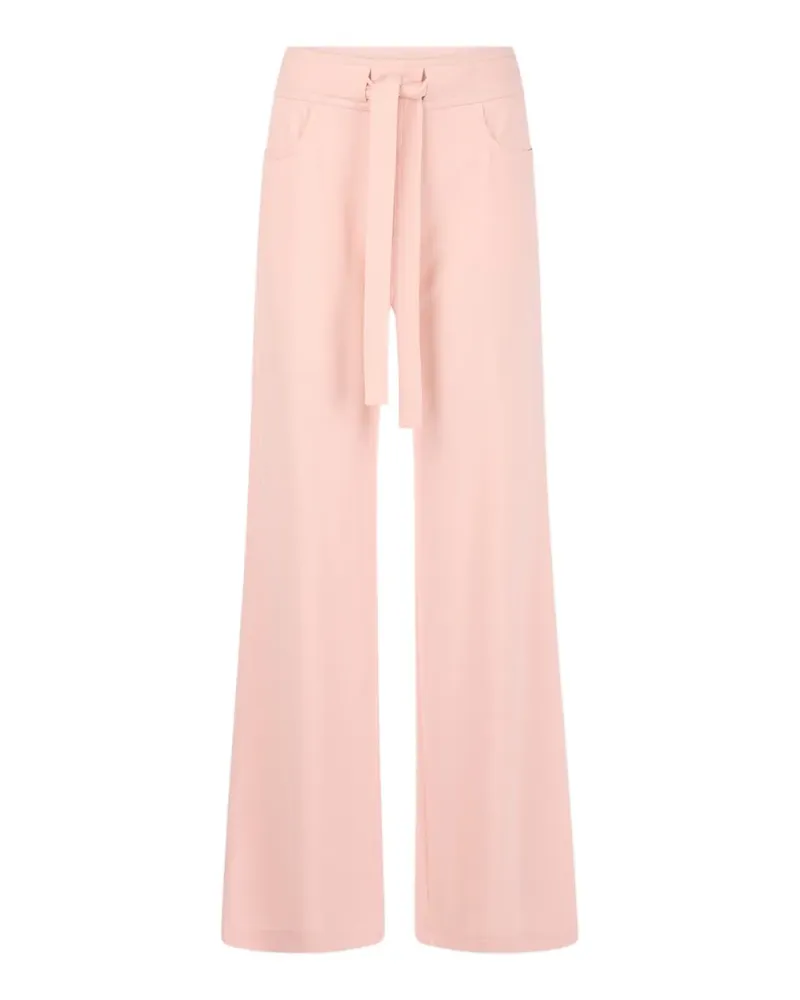 Marc Cain belted wide-leg trousers - Rosa Rosa