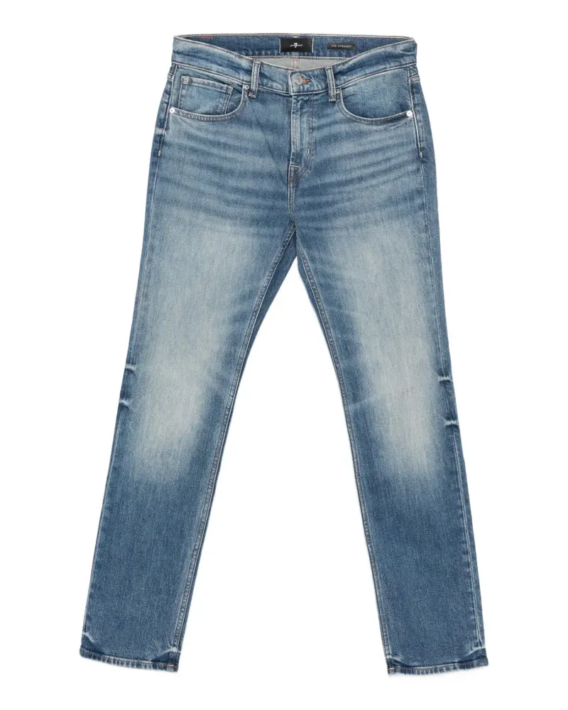 7 for all mankind faded whiskered jeans - Blau Blau