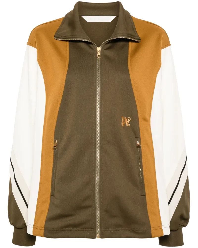 Palm Angels Sportjacke in Colour-Block-Optik - Braun Braun