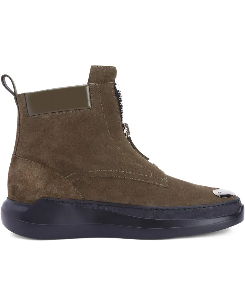 Giuseppe Zanotti Denoel Stiefel mit Reißverschluss - Grün Grün