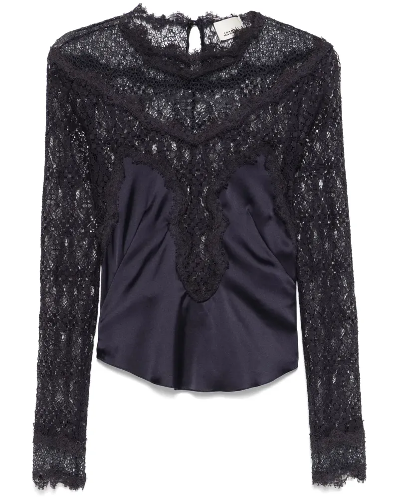 Isabel Marant Diem Bluse - Blau Blau