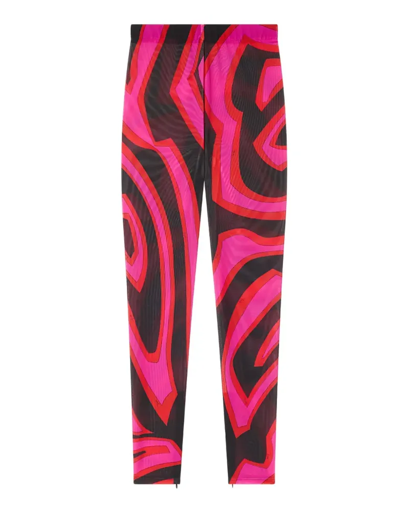 Emilio Pucci Labirinto-print leggings - Schwarz Schwarz