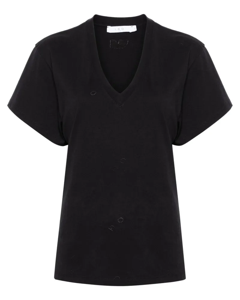 IRO Jolia T-Shirt - Schwarz Schwarz