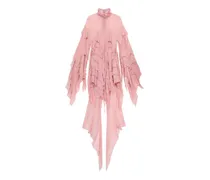 Minikleid mit Rüschen - Rosa