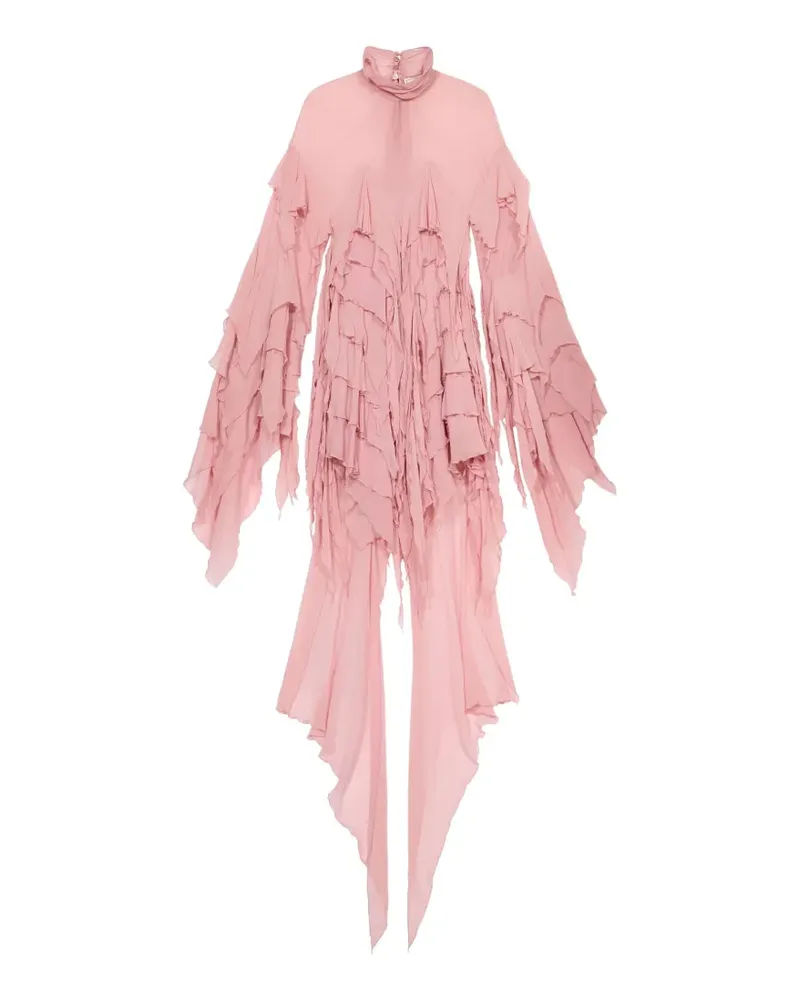 Blumarine Minikleid mit Rüschen - Rosa Rosa