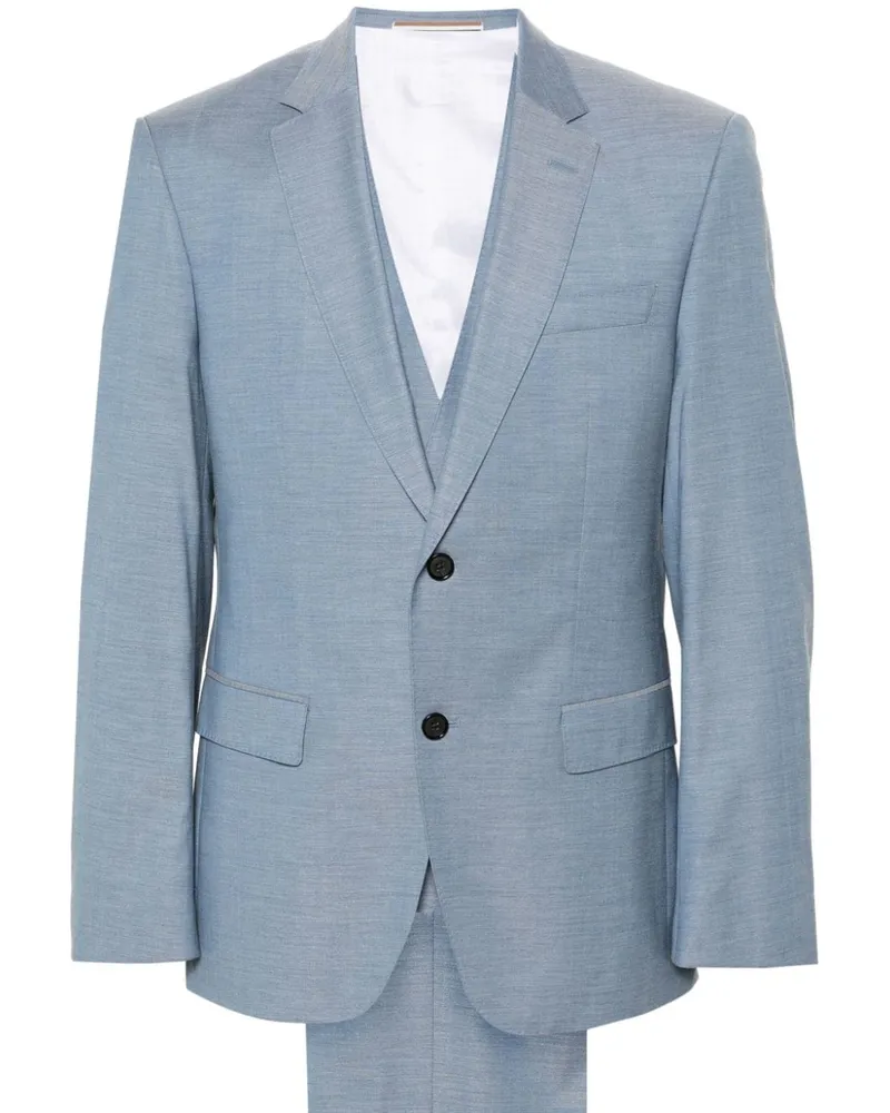 HUGO BOSS Anzug mit schmalem Schnitt - Blau Blau