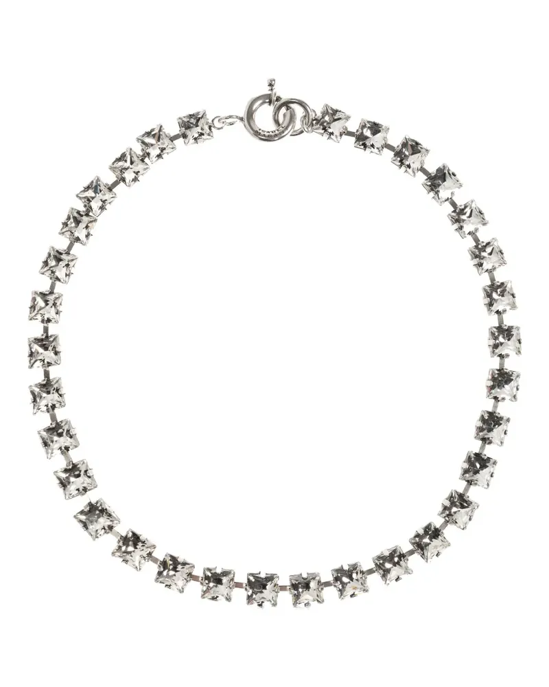 Isabel Marant crystal-embellished necklace - Silber Silber
