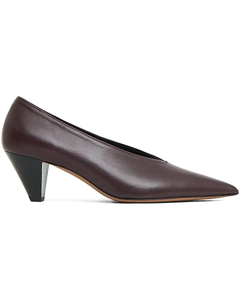 Mansur Gavriel Spitze Pumps mit Trichterabsatz - Schwarz Schwarz