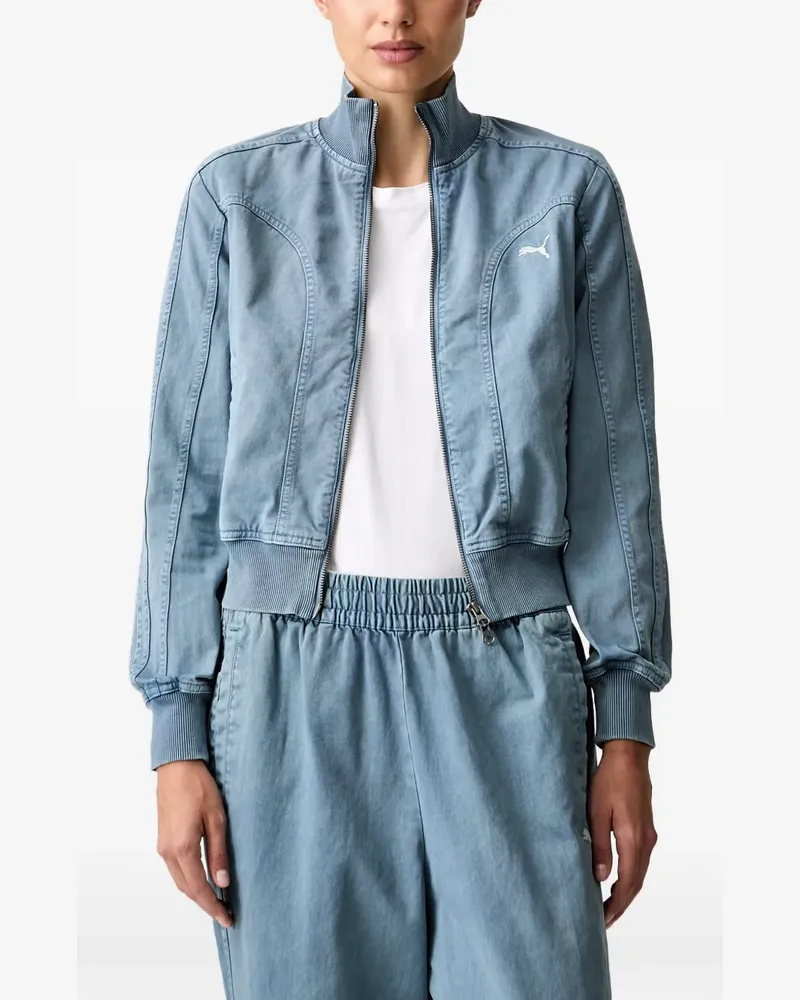Puma Future. . Archive washed twill short jacket - Blau Blau