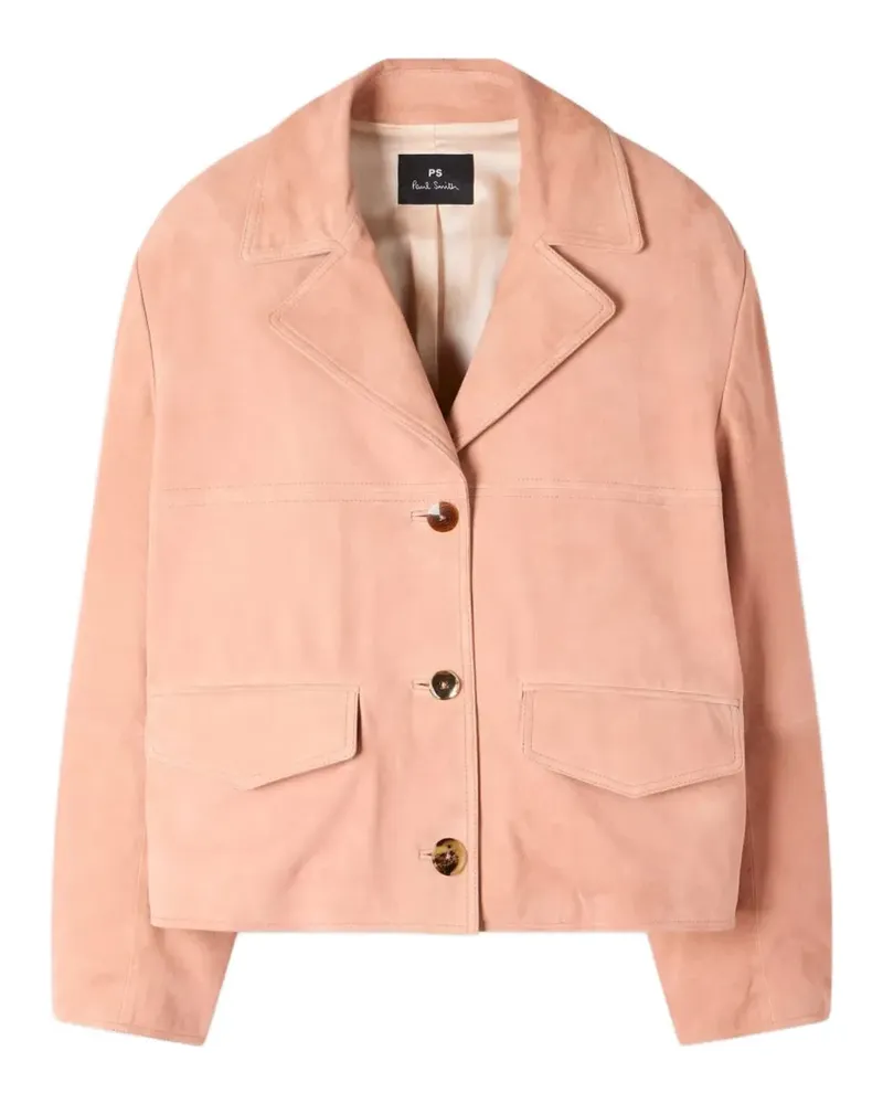 Paul Smith Wildlederjacke mit Tasche - Rosa Rosa