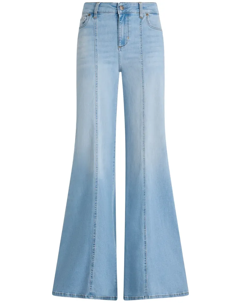 Liu Jo Ausgestellte High-Waist-Jeans - Blau Blau