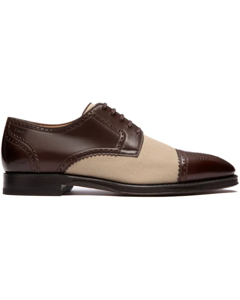 Bally Derby-Schuhe mit Einsätzen - Braun Braun