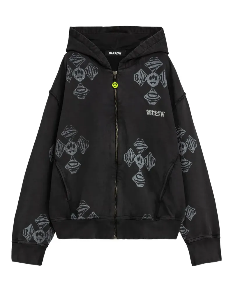 BARROW graphic hoodie - Schwarz Schwarz