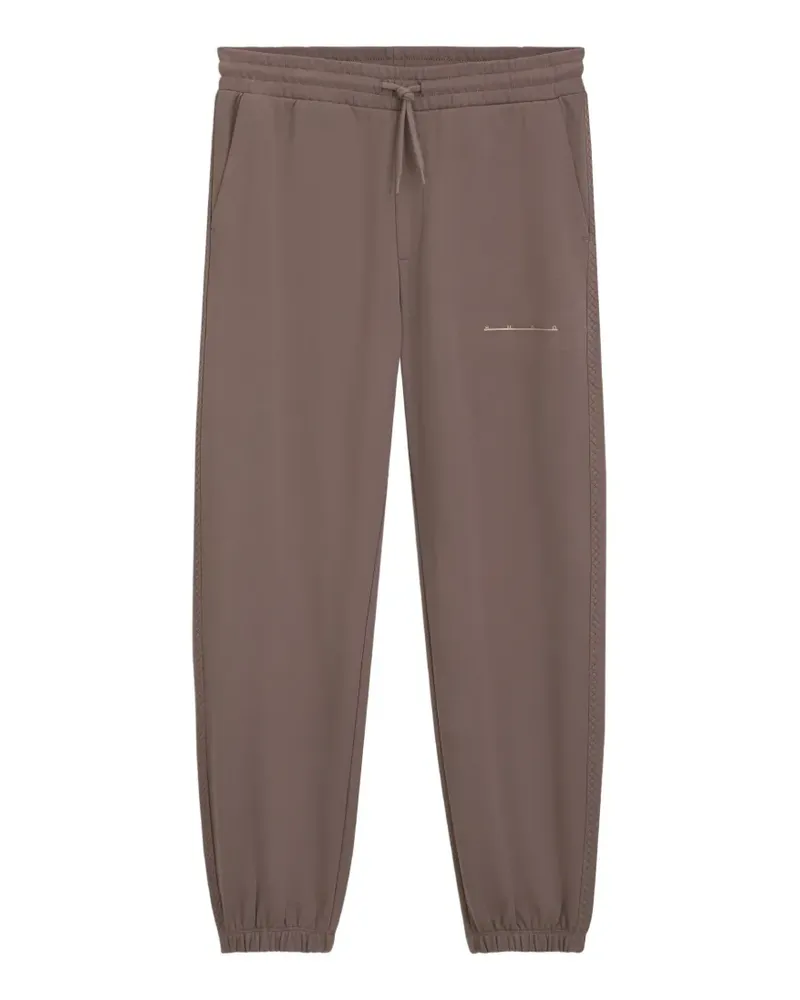 HUGO BOSS Hose mit lockerem Schnitt und Streetwear-Logo - Braun Braun