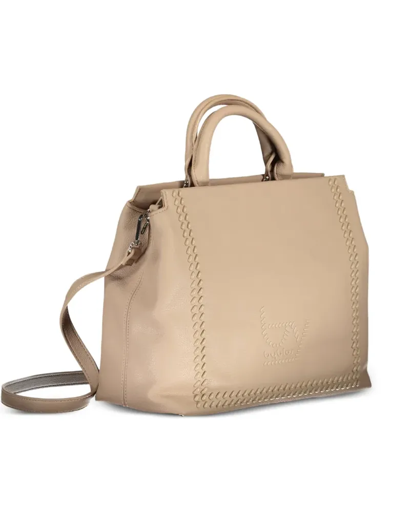 Byblos whipstitch-detail tote bag - Nude Nude