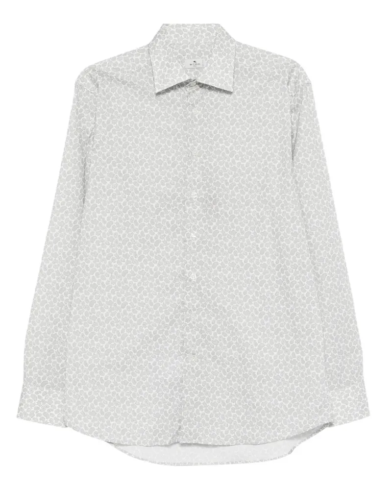 Etro Hemd mit Print - Weiß Weiß