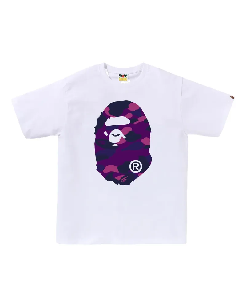 BAPE camo-print T-shirt - Weiß Weiß