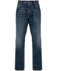 Dolce & Gabbana Straight-Leg-Jeans mit Logo Blau