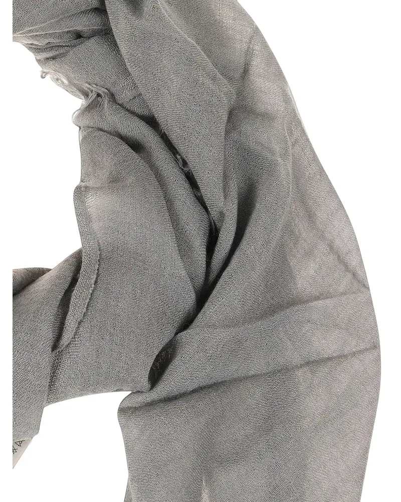 Destin Emily frayed-edge scarf - Grau Grau
