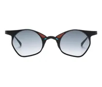 RIGARDS Handbemalte Brille mit Design-Gestell Schwarz