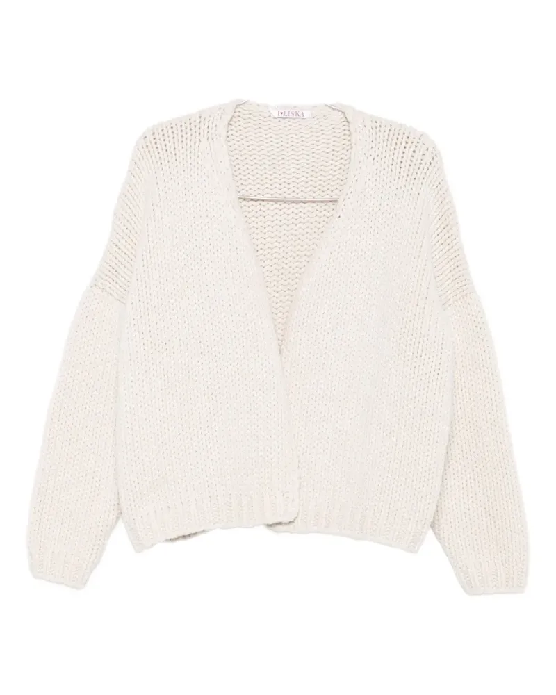 Liska Cardigan mit langen Ärmeln - Nude Nude