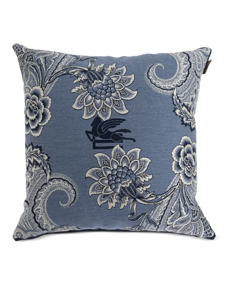 Etro Bloom Kissen - Blau Blau