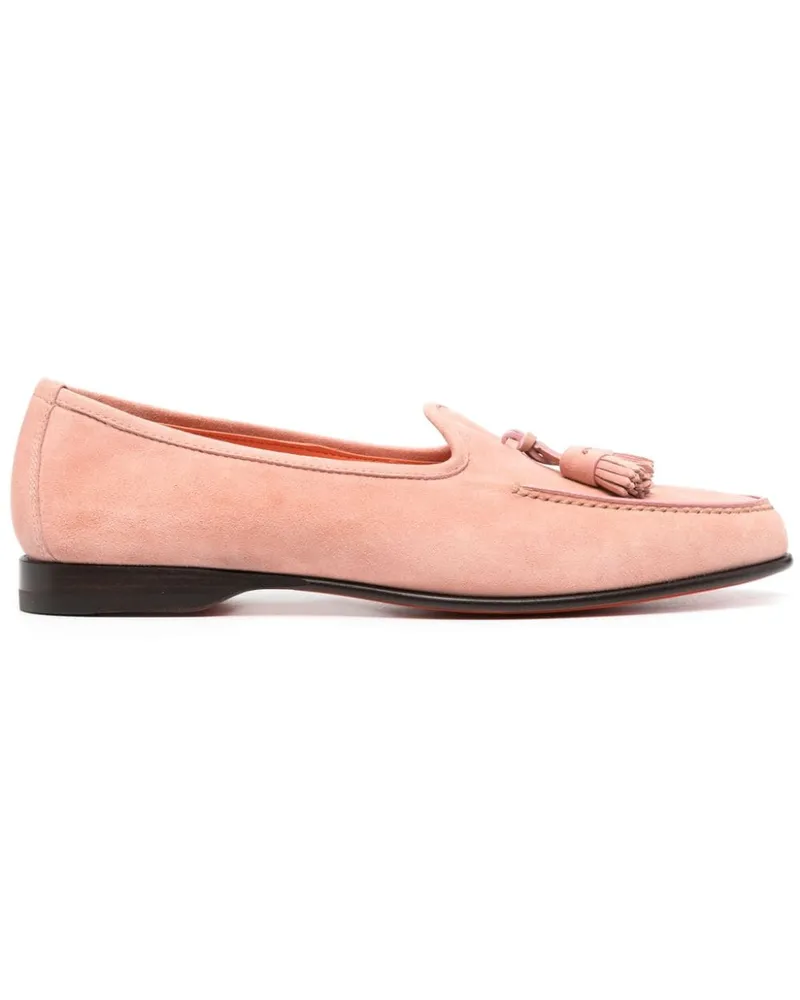 Santoni Andrea Loafer aus Wildleder - Rosa Rosa