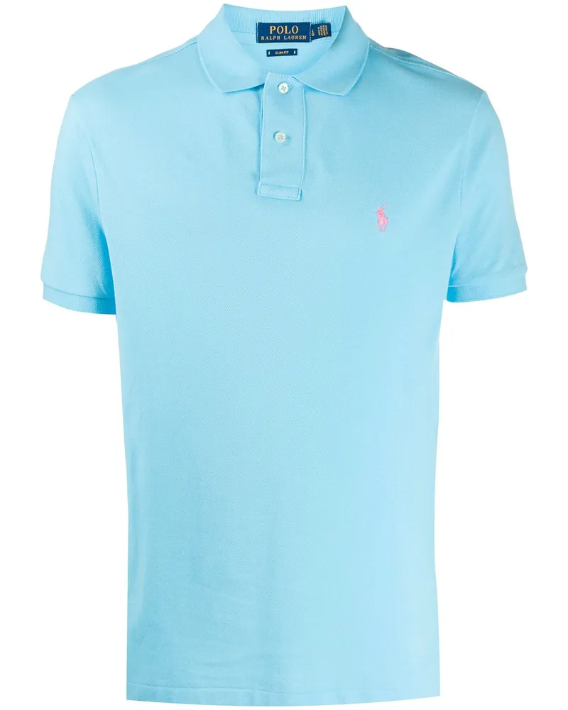 Ralph Lauren Poloshirt mit Logo-Stickerei - Blau Blau
