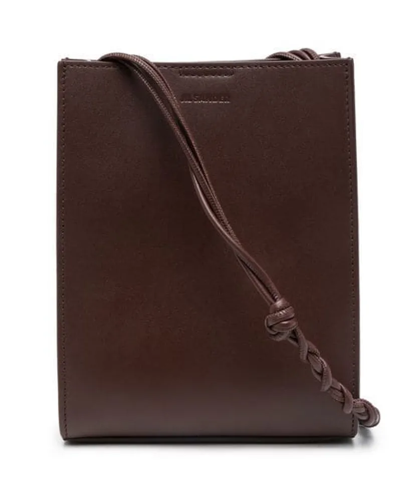 Jil Sander Kleine Tangle Schultertasche Braun
