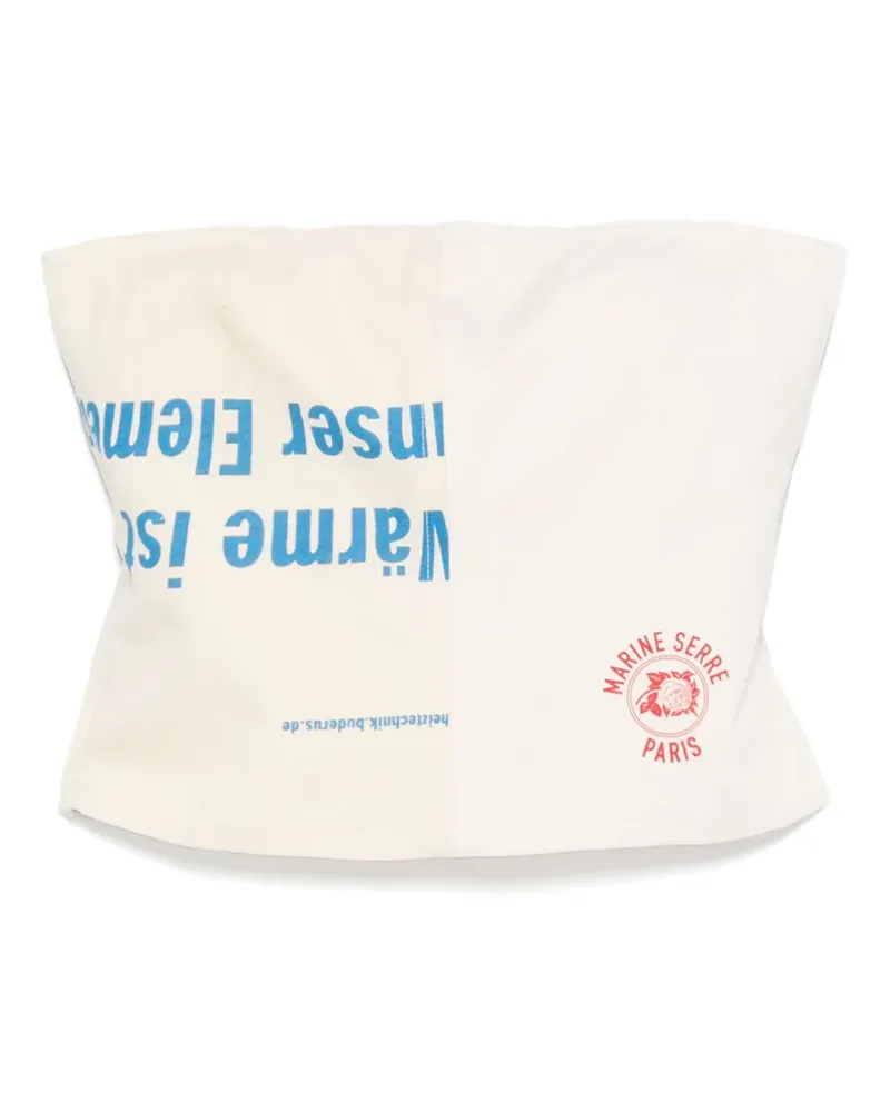 Marine Serre Regenerated Tote Bags Top - Nude Nude