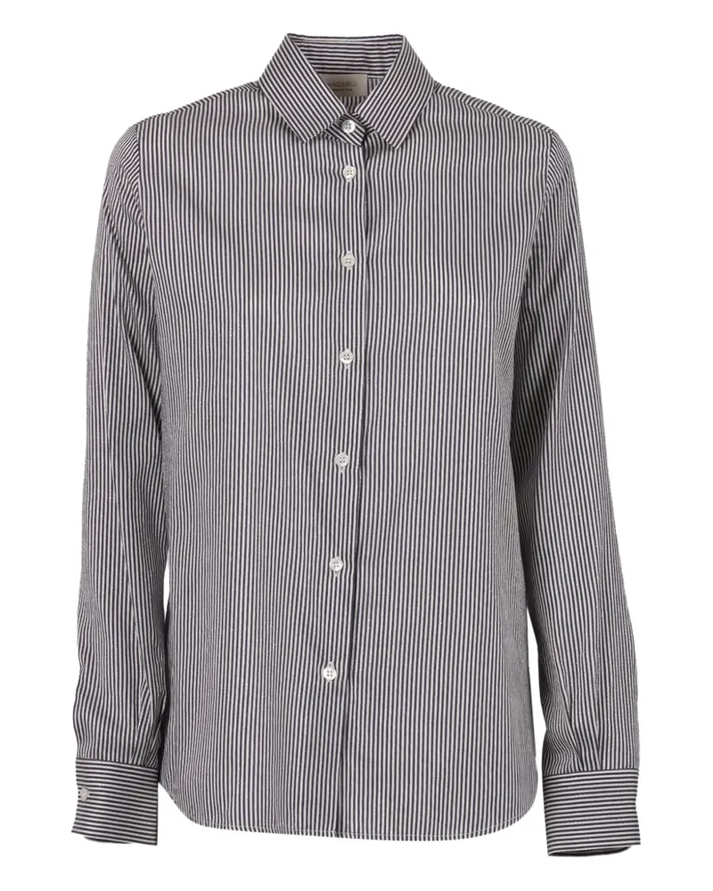MAZZARELLI striped shirt - Weiß Weiß