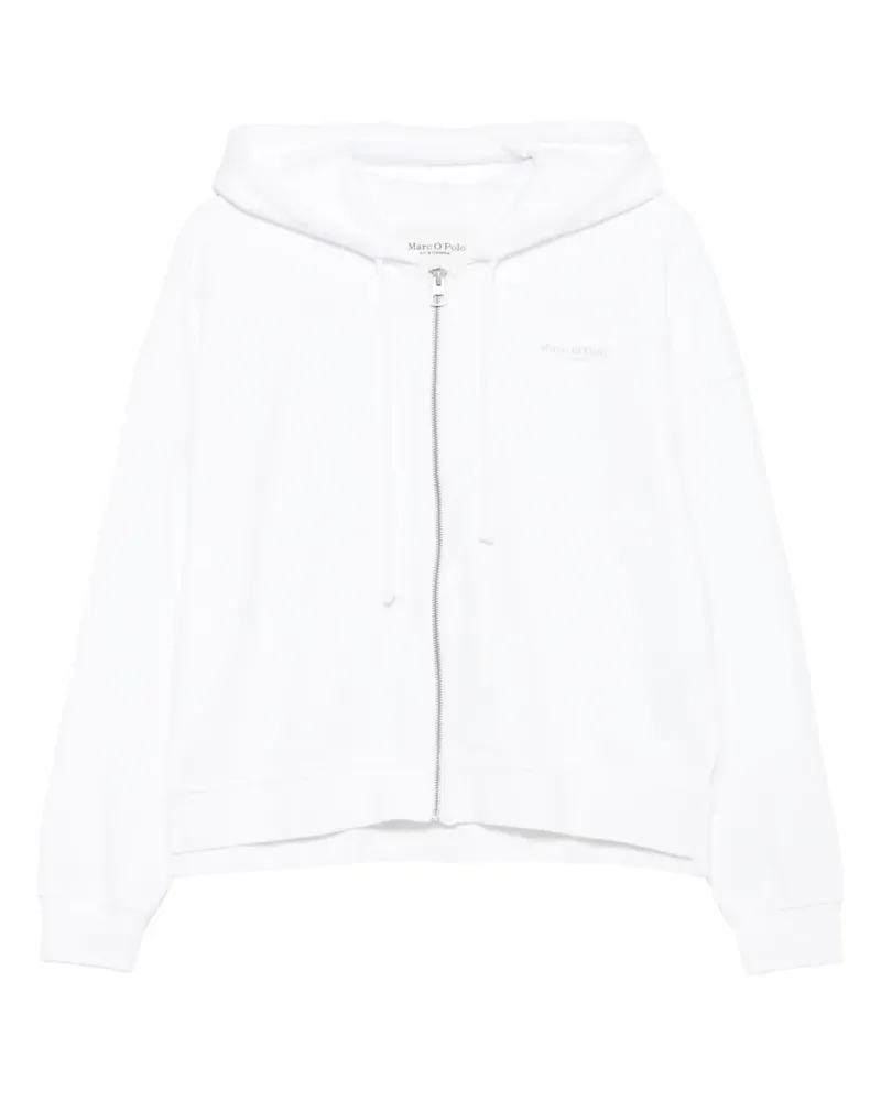 Marc O'Polo Kapuzenjacke mit Reißverschluss - Weiß Weiß