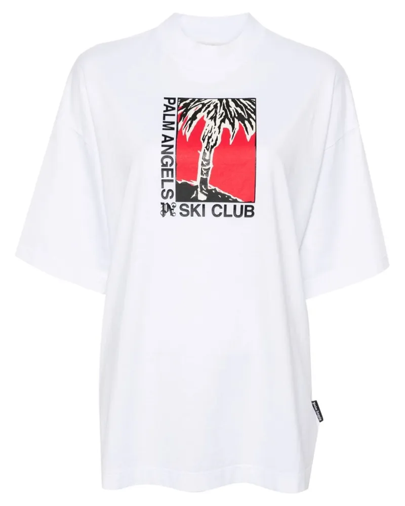 Palm Angels Palm Ski Club T-Shirt - Weiß Weiß