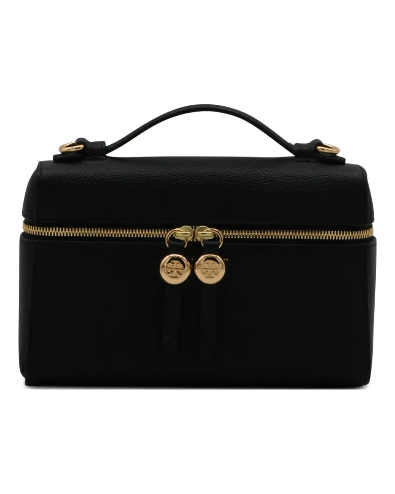 Tory Burch Schultertasche mit Reißverschluss - Schwarz Schwarz