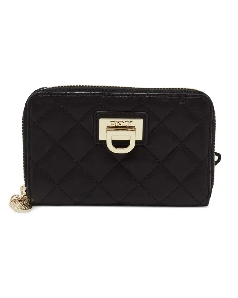 DKNY Gestepptes Portemonnaie - Schwarz Schwarz