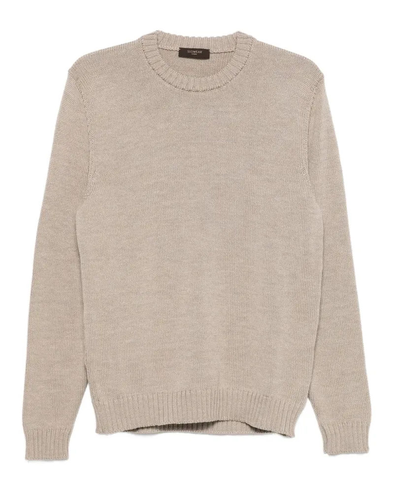 Zanone Gerippter Pullover - Nude Nude