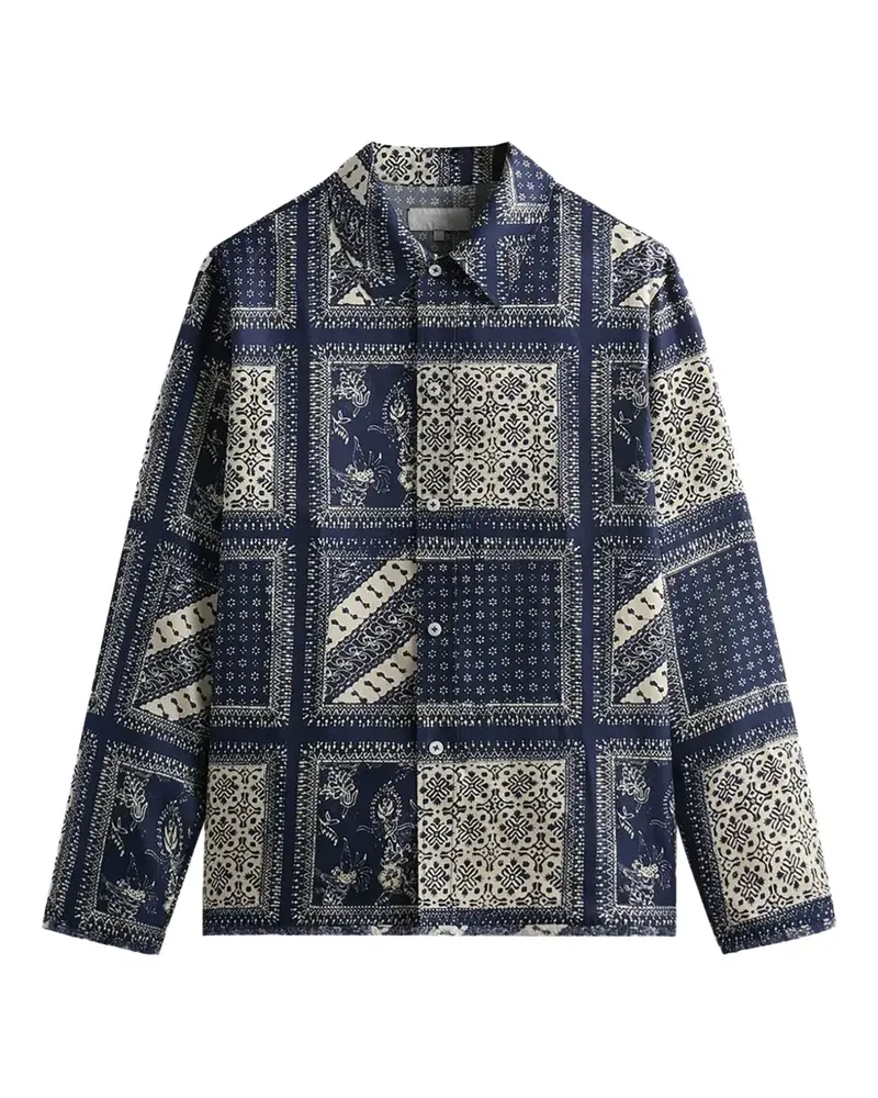 KITH Hemd mit Bandana-Print - Blau Blau
