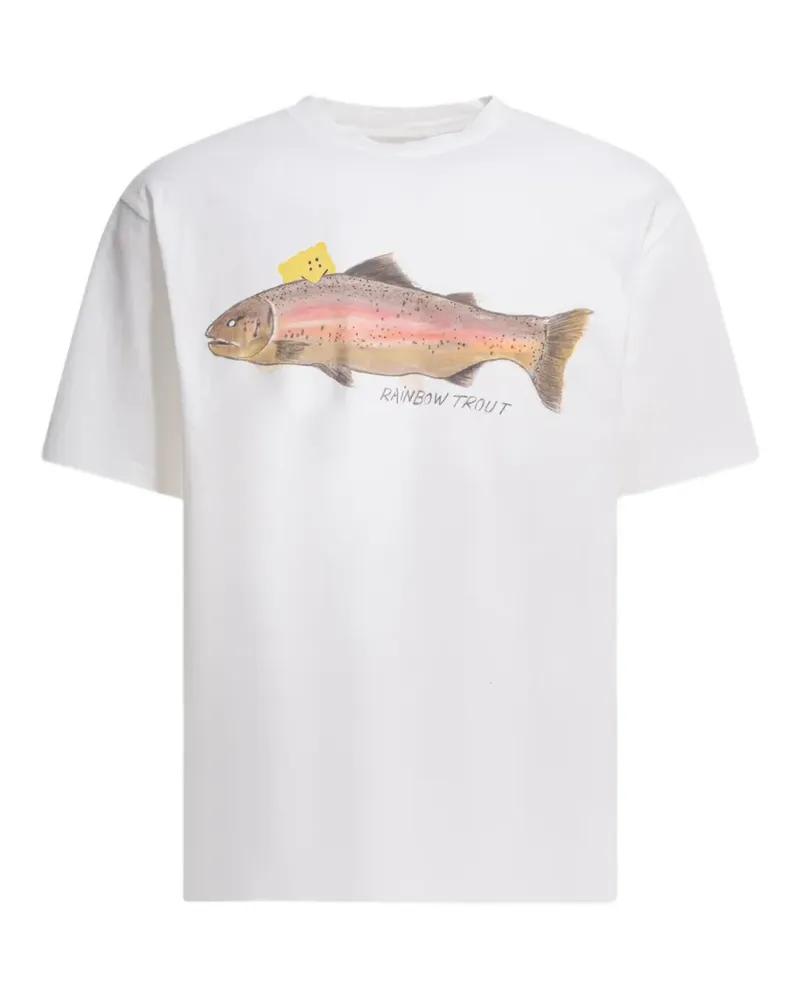 KAPITAL T-Shirt mit Print - Weiß Weiß