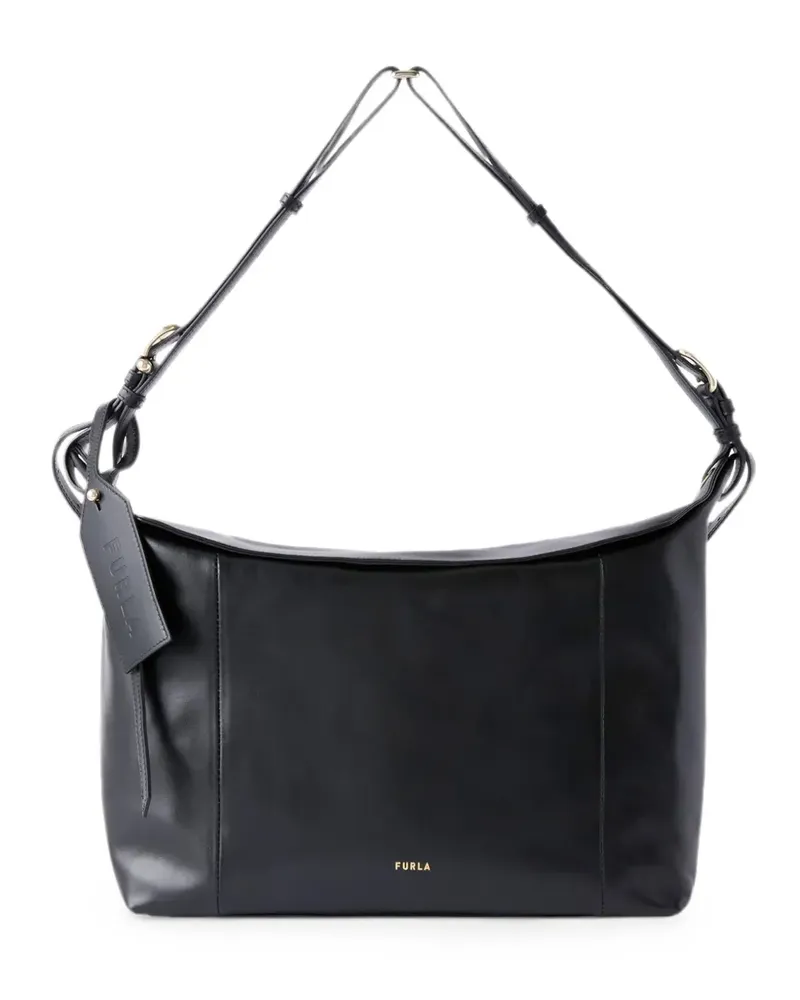 Furla Ginevra Schultertasche - Schwarz Schwarz