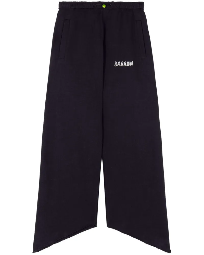 BARROW Asymmetrische Hose mit elastischem Bund - Schwarz Schwarz