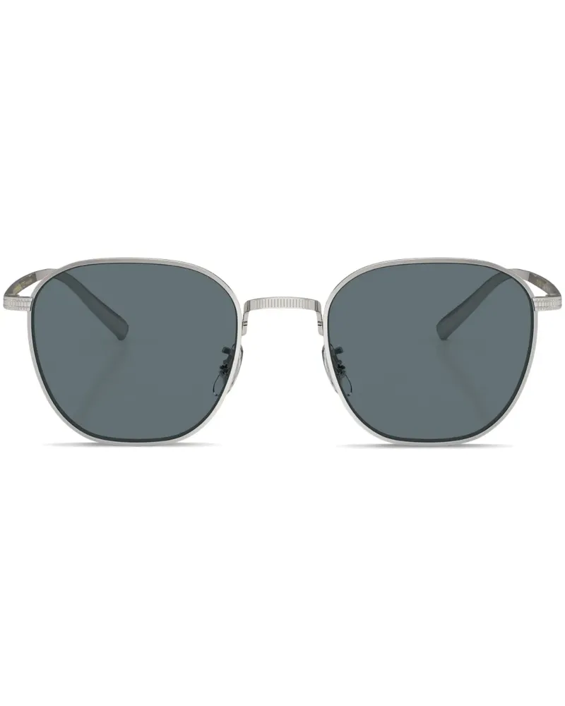 Oliver Peoples Rynn Sonnenbrille mit eckigem Gestell - Silber Silber