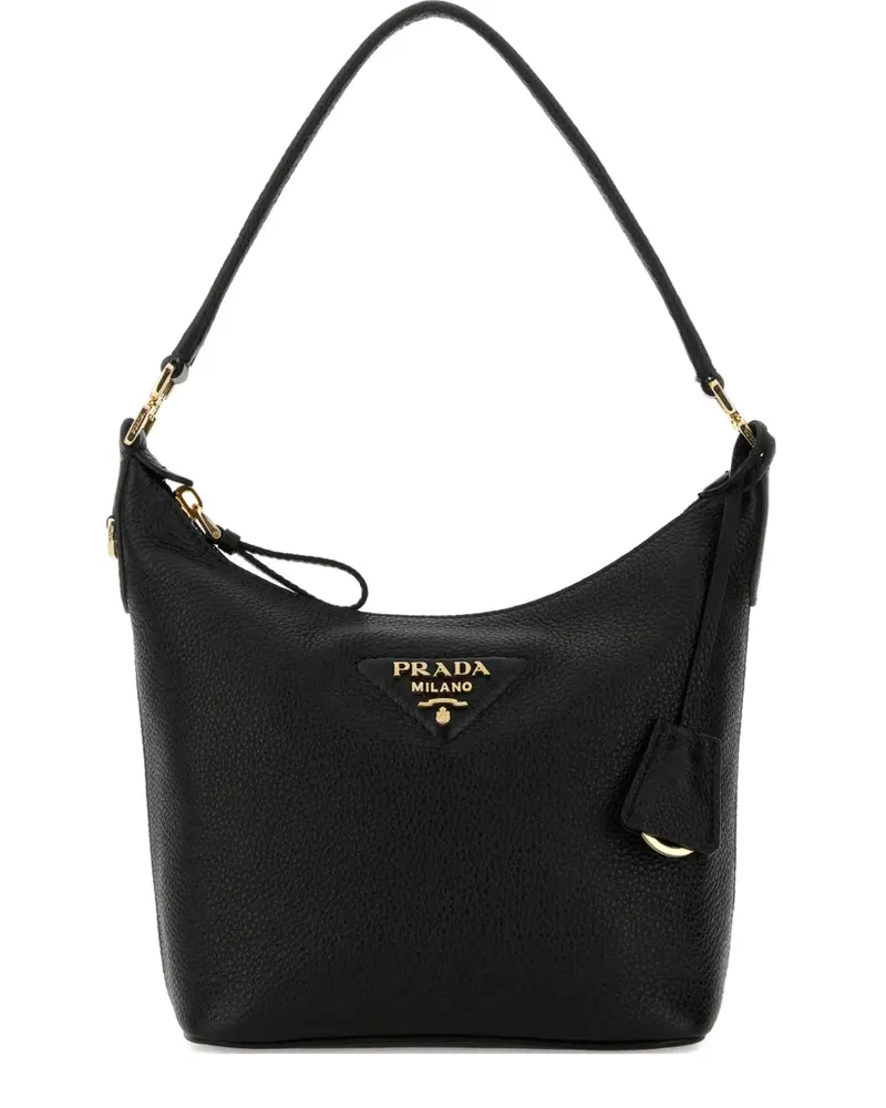 Prada Handtasche aus Leder - Schwarz Schwarz