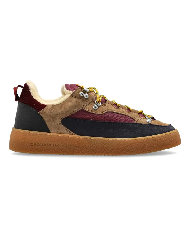 Dsquared2 Rapper’s Delight panelled sneakers - Nude Nude