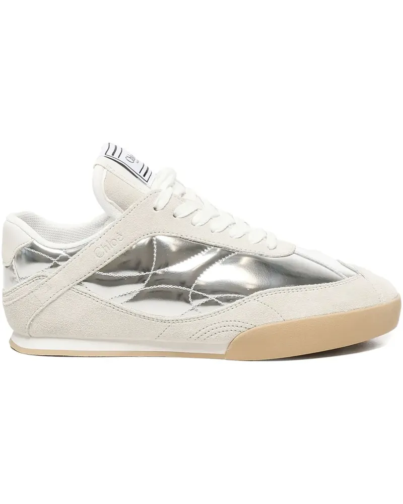 Chloé Kick Metallic-Sneakers - Nude Nude