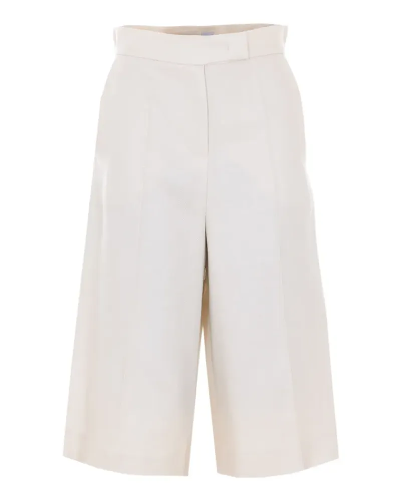 Max Mara front-pleats shorts - Nude Nude