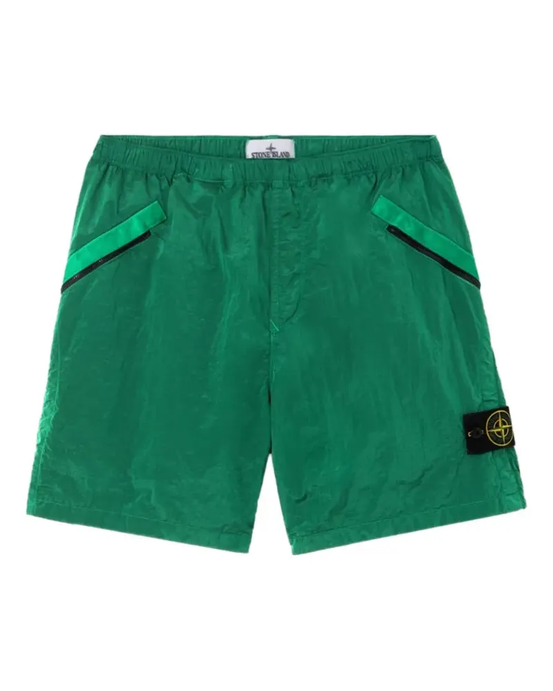 Stone Island Klassische Badeshorts - Grün Grün